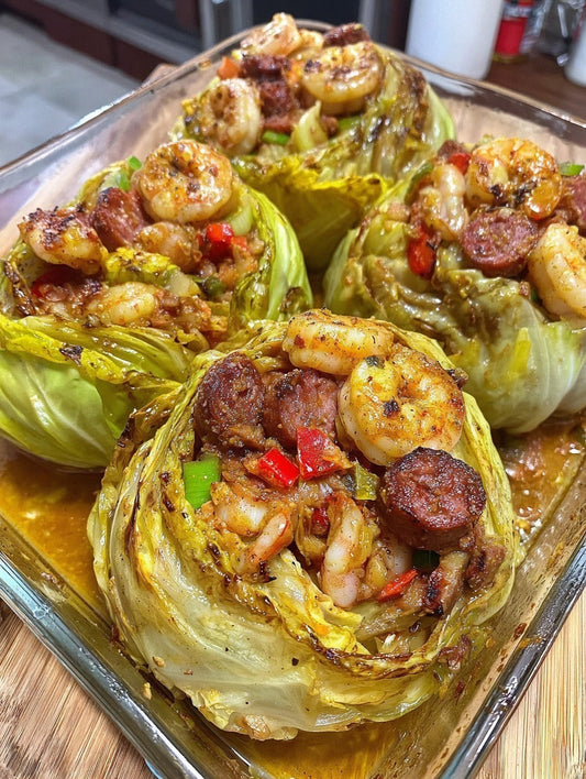Keto Cajun Legacy Stuffed Cabbage